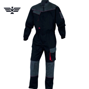 Custom Industrial Nylon Hi Visibility <b>Waterproof</b> Unisex Work Coverall Heavy Duty Mechanic <b>Overall</b> Two Tone Protective Multi - Product Image 3