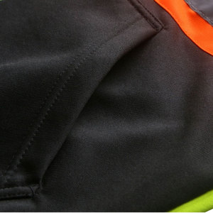 Sweat-shirt réfléchissant haute visibilité pour homme, veste de travail en polyester avec fermeture éclair et poches - Product Image 5