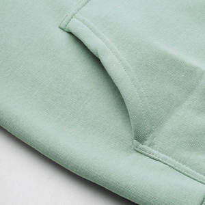 Men's Light Green Hooded <b>Sweatshirt</b> Regular Fit Eco-Friendly <b>Lined</b> Polyester/Cotton <b>Fleece</b> Casual Winter Wear Pocket Design - Product Image 6