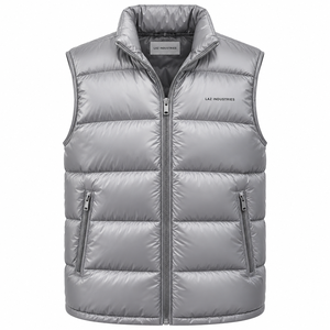 Nuevo Chaleco Acolchado de Invierno para Hombre, Sin Mangas, con Logotipo Personalizado, Talla Grande, Transpirable, Impermeable y Ecológico, con Capucha - Product Image 5