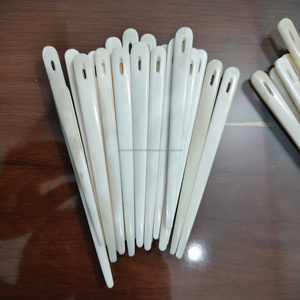 Aiguille à coudre traditionnelle en os de buffle, outil de couture naturel fait main, aiguille durable, accessoire pour artisanat du cuir, pour le tissage et la couture - Product Image 5