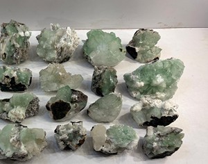 High Quality Eco-Friendly Natural Clear Rough Apophyllite <b>Crystal</b> <b>Cluster</b> Matrix Specimen Raw Stone Art Collectible Feng Shui - Product Image 2