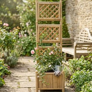 Pot de plante en bambou écologique tendance, fait main, pas cher, pour la décoration intérieure et extérieure de la maison et du jardin - Product Image 6