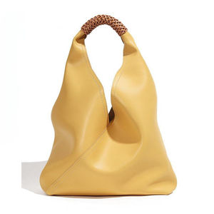 Bolsa de Lona con Grabado en Relieve, Color Borgoña, Teñido Liso, Asas Dobles, Correa de Hombro Ajustable, Diseño Estructurado, 80g - Product Image 1
