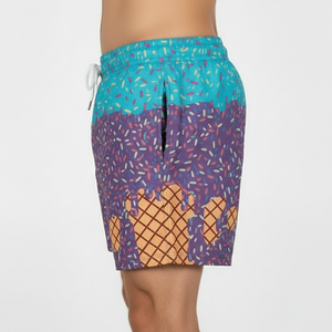 Short de bain homme 2025 Ice pour impression par sublimation, séchage rapide, respirant, haute qualité, personnalisable - Product Image 3