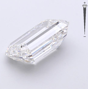 Diamante Cultivado en Laboratorio con Certificación IGI, Corte Esmeralda de 2.91 CT, Color E, Claridad VVS2, CVD LG 781647977 ROYAL GEMS para Joyería - Product Image 4