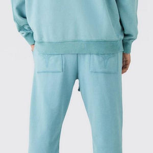 Joggers délavés pour hommes avec logo personnalisé, style décontracté léger, tendance, longueur standard, pantalon pour hommes délavé - Product Image 4