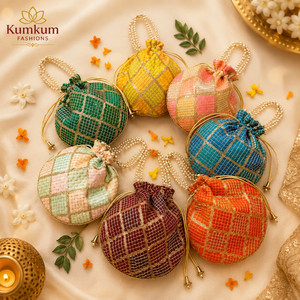 Bolsas de Seda con Diseño Floral Indio para Recuerdos de Boda, Bolsitas de Regalo para Invitados, Bolsos de Mano para Mujer, Bolsas de Regalo con Cordón para Bodas y Fiestas - Product Image 1