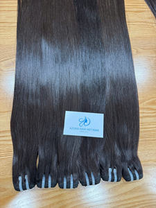 Usine directe pas cher 100% Extensions de trame de cheveux humains vierges vietnamiens Super Double dessiné sans couture plat beaucoup de couleurs naturelles - Product Image 2