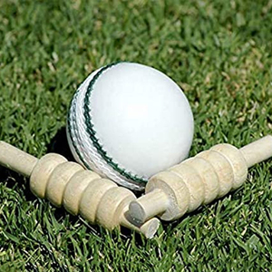 Pelota de Cricket Blanca de Cuero de Dos Piezas - Color/Logotipo/Tamaño Personalizables, Pelota de Cricket Blanca Cosida a Mano de Alta Calidad y Duradera - Product Image 4