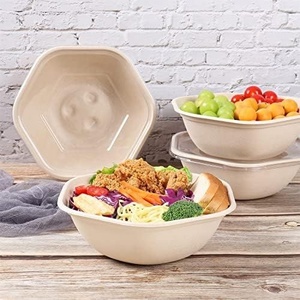 Export Quality Stackable Sugarcane Bagasse <b>Bowl</b> <b>Lids</b> Unbleached 32oz Leak-Proof Biodegradable Disposable Party Sustainable 2026 - Product Image 1