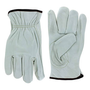 High Protective Premium Cowhide Grain Leather <b>Driver</b> Safety <b>Gloves</b> Industrial Work Driving Fireproof Anti-Static Anti-Slip - Product Image 1