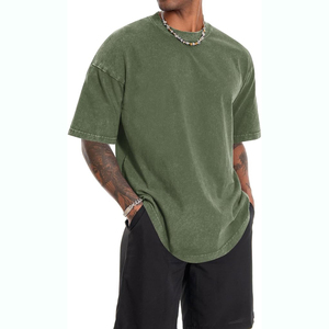 Toutes les tailles et couleurs disponibles T-shirt à manches courtes pour homme - Style streetwear 100% coton Séchage rapide et écologique Mode estivale - Product Image 4