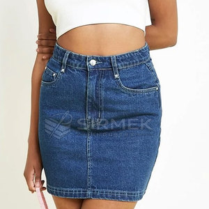 Nouvelle Collection : Jupes en Jean Extensibles pour Femme – Style Décontracté d'Été en Coton de Haute Qualité – Streetwear Personnalisable et Design - Product Image 4