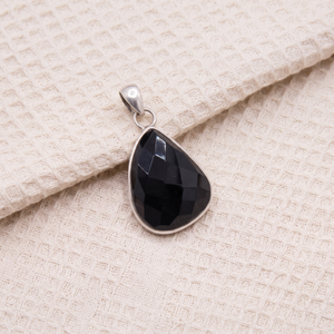 New Arrival Classic Black Onyx Gemstone IGI Certified 925 <b>Solid</b> Sterling <b>Silver</b> Handmade Women's Pendant Jewelry Wholesale - Product Image 6