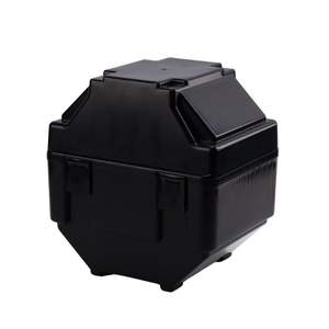Caja para Obleas de 12 Pulgadas con 13 Ranuras, Negra - Product Image 2