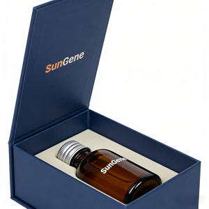 Caja de Regalo Rígida Personalizada de Lujo, Ecológica, Hecha con Materiales Reciclados, para Envasado de Botellas de Vidrio, con Laminado Mate y Cierre Magnético - Product Image 1