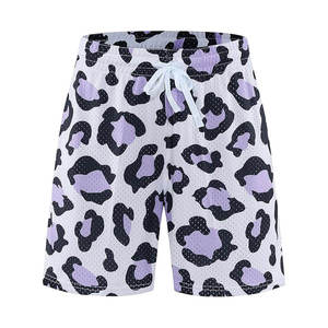 Top Sale Custom Sublimation Printed 100% Polyester Quick Dry Lightweight Hawaiian Beach Shorts <b>Mens</b> Swim <b>Trunks</b> - Product Image 3