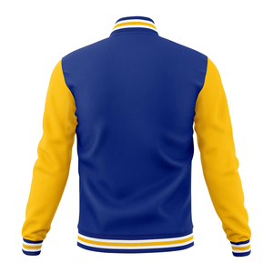 Custom College Varsity Jacket Canvas Breathable Windproof Wool Leather Sleeves Over-Sized Low MOQ Solid Winter <b>Man</b> - Product Image 3