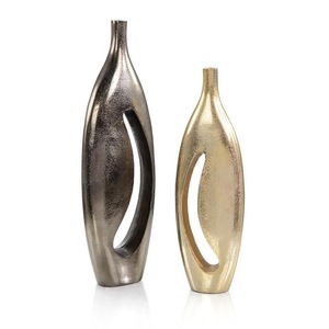 Handmade <b>Gold</b> Flower <b>Vase</b> for Wedding Home Decoration <b>Vase</b> for Home Decoration Office Decoration Dining Decor wedding decor - Product Image 2