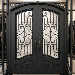 Compre Puertas Metálicas Personalizadas de Primera Calidad y Puertas de Hierro Forjado Hechas a Mano: Las Puertas de Acero Perfectas para Proteger Su Hogar con Estilo. - Product Image 1
