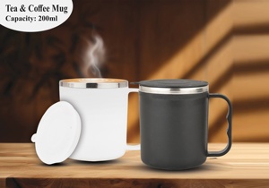 Automatic Magnetic Stirring Modern Coffee Mug 400ml Stainless Steel Lid <b>Rechargeable</b> Self-Stirring <b>Heat</b> Preservation Drinkware - Product Image 6