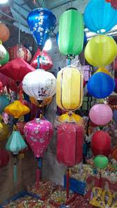 Lanterne en soie artisanale du Vietnam pour le festival du Tet, décoration suspendue traditionnelle du Nouvel An, décoration de la maison, artisanat en gros - Product Image 4