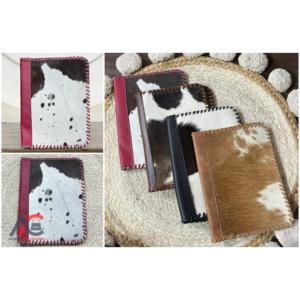 Funda de Biblia de Cuero de Vaca con Pelo de Lujo 2026, Fundas de Cuero Genuino de Alta Calidad para Libros, Diarios, Cuadernos de Viaje y Escritura - Product Image 1
