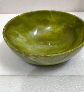 Cuencos artesanales de resina arremolinados granate con acabado natural hecho a mano con materiales ecológicos venta de la India - Product Image 2