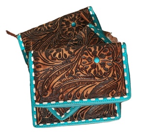 <b>Women</b> Accessories Fur Leather Western Wallet High Quality Leather <b>Bag</b> Hand Tooling <b>Messenger</b> <b>Bag</b> At Best Price - Product Image 1