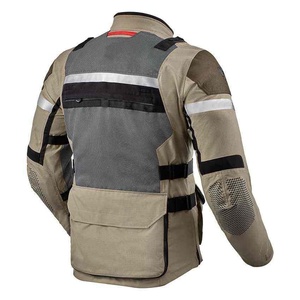 Chaqueta de Motocicleta Unisex de Poliéster/Algodón, Estilo Vintage, Transpirable e Impermeable, Proveedor OEM, Logotipo Personalizado, Equipo de Motociclismo - Product Image 3