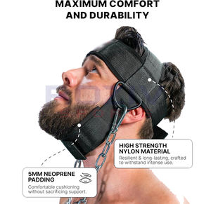 Sangle de Tête et de Menton Rembourrée en Néoprène Ajustable Roziv Sports RS-HCS-01 - Équipement de Gymnastique Personnalisable de Qualité Supérieure pour l'Entraînement Musculaire - Product Image 2