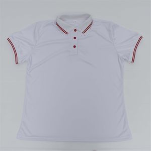 Camiseta Polo Blanca Lisa para Hombre, de Algodón, Manga Corta, Casual, Transpirable, Verano, Corte Clásico Minimalista, Camiseta de Golf, Camisetas Polo al por Mayor - Product Image 5