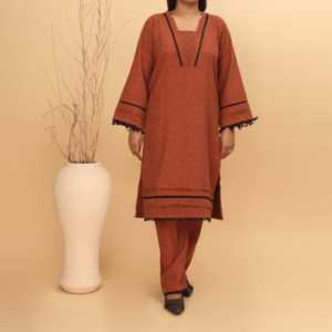 ชุดเสื้อผ้าสักหลาดสำหรับผู้หญิง2ชิ้นผ้าสักหลาดผสมกันมีสไตล์และ PW4128-Comfortable - Product Image 3