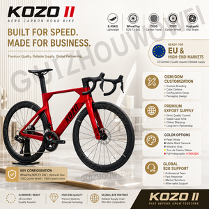 <span class=keywords><strong>Bicicleta</strong></span> de Carretera KOZO II Endurance, Cuadro de Carbono T800, Ruedas Wheeltop 2x12, Neumáticos Goodyear 700x28C, Frenos de Disco Hidráulicos, Llanta de 50mm - Product Image 6
