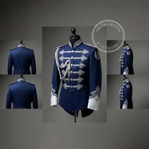 Uniforme de Banda de Marcha al por Mayor Hecho de 100% Algodón o Poliéster de Primera Calidad para Hombres, Mujeres y Adultos, Tallas y Colores Personalizados - Product Image 6