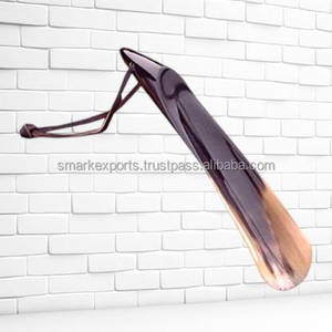 Elegant Buffalo Horn <b>Shoe</b> Horn Long Handle Handmade Polished Comfortable <b>Grip</b> Durable Helper <b>for</b> <b>Shoes</b> Boots - Product Image 5
