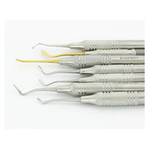 ชุดอุปกรณ์ขูดเรซินสำหรับอุดฟัน Bone Bridge Instruments BBI-537 7 ชิ้น ชุดอุปกรณ์ขูดเรซินคอมโพสิตสำหรับงานทันตกรรม คลาส 1 ใช้แรงมือ คุณภาพมาตรฐาน CE - Product Image 1