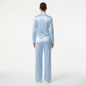 Women's Windbreaker Tracksuit Wholesale Custom <b>Nylon</b> Sportswear Set OEM ODM Jacket <b>Track</b> <b>Pants</b> Running Fitness Training Clothing - Product Image 2