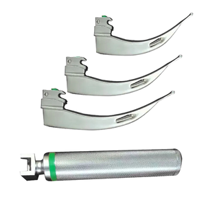 เครื่องมือส่องกล่องเสียงแบบ LED Miller Laryngoscope 5 ใบมีดตรง สแตนเลสสตีล พร้อมโลโก้สั่งทำพิเศษ ชุดใส่ท่อช่วยหายใจสำหรับ EMT ชุดอุปกรณ์วางท่อช่วยหายใจสำหรับการดมยาสลบ ระดับมืออาชีพ เกรดทางการแพทย์ - Product Image 4