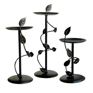Candelabros Decorativos de Acero Negro para Centro de Mesa, Comedor, Sala de Estar - Product Image 1