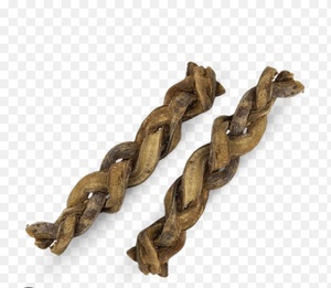 Friandises à mâcher pour chien en os tressé - Intestin biologique naturel, riche en protéines, sans céréales, sans OGM, écologique, fait main, collation saine - Product Image 3