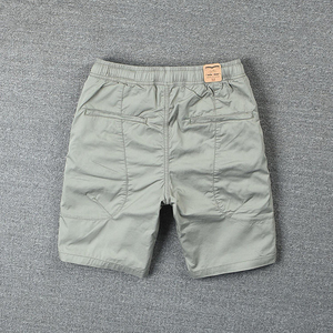 Premium <b>Linen</b> Blend <b>Mens</b> Cargo Shorts Breathable Summer Beach Casual Resort Wear Multi Pockets Shorts <b>Pants</b> - Product Image 2