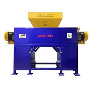 Broyeur de tissu FRP le plus populaire, semi-automatique à double arbre, 500 kg/h, machine de broyage de plastique électrique pour usage industriel - Product Image 2