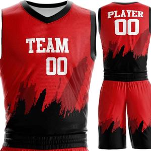 Uniformes de basket-ball pour hommes de qualité supérieure, 100% polyester respirant, écologiques, avec logo personnalisé sur le devant, sans manches - Product Image 6