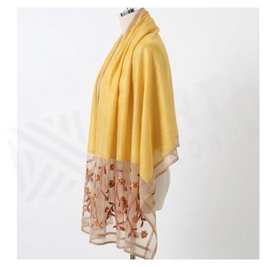 Pañuelo de Chifón para Mujer, Bordado Floral, Elegante, Largo, Multifuncional, Accesorio de Moda para Todas las Temporadas - Product Image 3