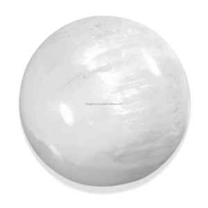 Esferas de Cristal Feng Shui Talladas en Blanco de Alta Calidad al por Mayor, Piedras Preciosas de Selenita y Ágata Naturales Pulimentadas para Sanación - Product Image 6