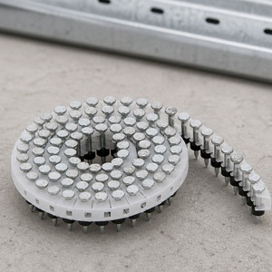 [YOU-ONE Befestigungssysteme] Schienenbefestigungsnägel 15 bis 25mm Ballistische Spitze Beton-Spulennägel für MAX HN25C - Product Image 5