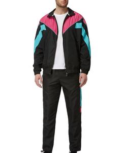 OEM vente en gros de haute qualité vêtements de rue survêtements coupe-vent pour hommes broderie survêtement personnalisé pour hommes - Product Image 1