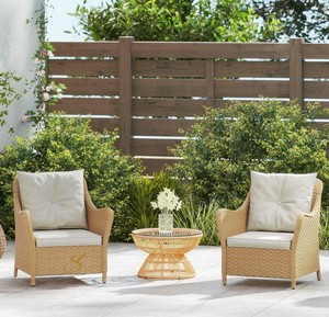 Artistic Curved Rattan <b>Dining</b> Chair High Back Single Accent <b>Armchair</b> Handcrafted Rattan Furniture for Creative Interior Design - Product Image 4